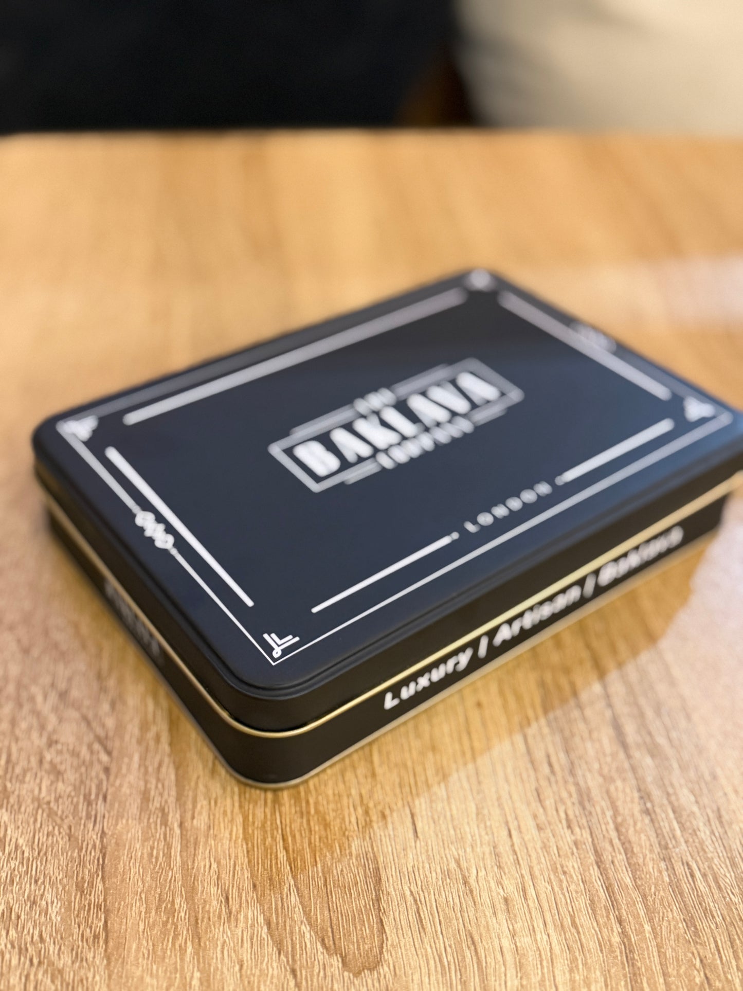 16 Pieces GIft Baklava Tin - EAST London Post Codes E-IG-RM